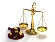 Scales of justice and gavel Scales of justice and gavel