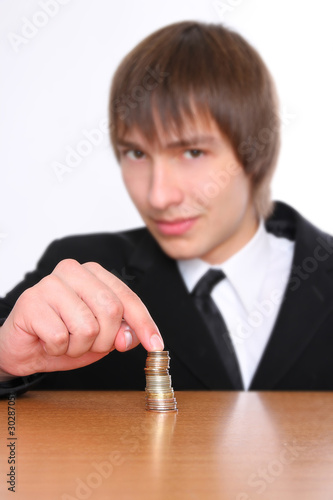 Photo: businessman knows the value of money businessman knows the value of money
