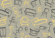 Vector: Seamless furniture background Seamless furniture background