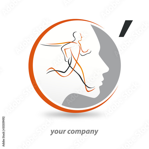 Vector: logo entreprise, course, soin visage logo entreprise, course, soin visage