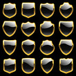 Vector: Vector shields for design Vector shields for design