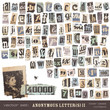 newspaper alphabet, part 2 (lower cases and numbers)