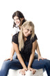 Amiche sorridenti