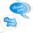 THANK YOU. Vector illustration.