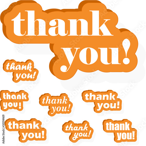 Vector: THANK YOU! Vector collection. THANK YOU! Vector collection.