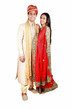 Indian couple in traditional wear.