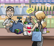 At the shop