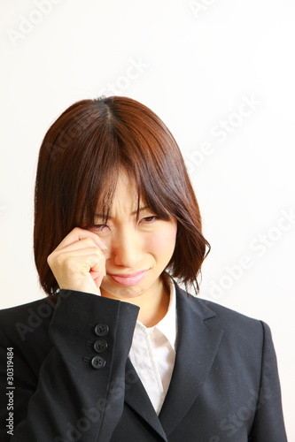Photo: crying business woman/悲しむビジネスウーマン crying business woman/悲しむビジネスウーマン
