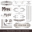 Vector ornate design elements & calligraphic page decor Vector ornate design elements & calligraphic page decor