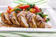 Chicken breast with vegetables and sauce