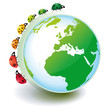 Planète et écologie, vecteur Planète et écologie, vecteur