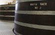 Large wooden vats used to ferment scottish whisky