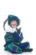 Child playing Zwarte Piet or Black Pete