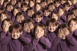 Photo: La foule d'enfants La foule d'enfants