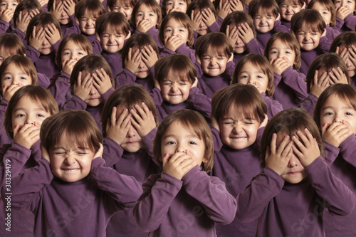 Photo: La foule d'enfants La foule d'enfants