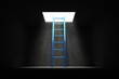 Exit the Dark - Blue Ladder to the Light