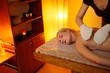 Beautiful woman having a garshan massage