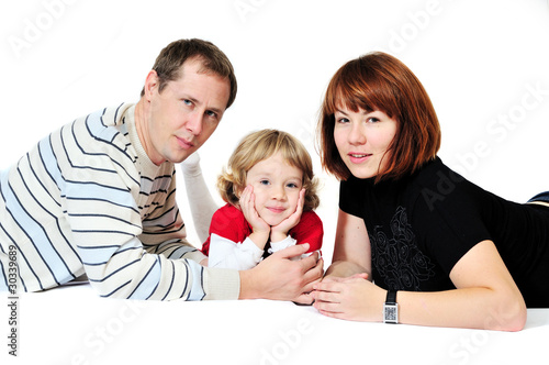 Photo: daughter and her parents daughter and her parents