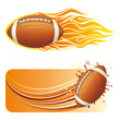 american football design element