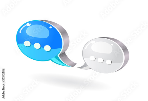 Vector: colorful bubble chat icon colorful bubble chat icon