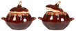 Two clay pot