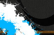 Carbon Fiber Splattered Paint Layout