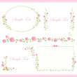 set of rose frame set of rose frame