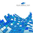 3D square background