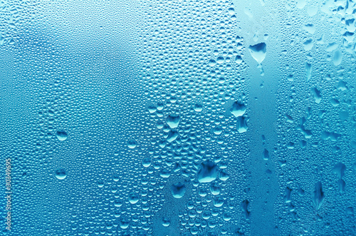 Photo: blue water drop texture blue water drop texture