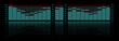 Graphic equalizer with reflection