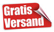 gratis versand aufkleber