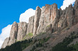 Beautiful rocky mountain. Mount Big Tkhach