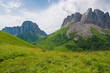 Beautiful Caucasian mountains. Mount Acheshbok