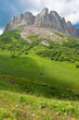 Beautiful Caucasian mountains. Mount Acheshbok