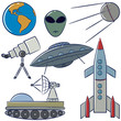 Space objects collection