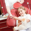 Little patient at the dental clinic