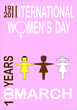 8 march 100 years international women`s day