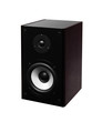 Image of speaker isolated over white background