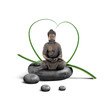 Bouddha sur Galets