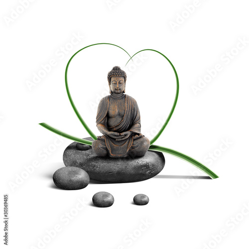 Photo: Bouddha sur Galets Bouddha sur Galets