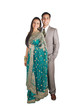 Indian couple in traditional wear.