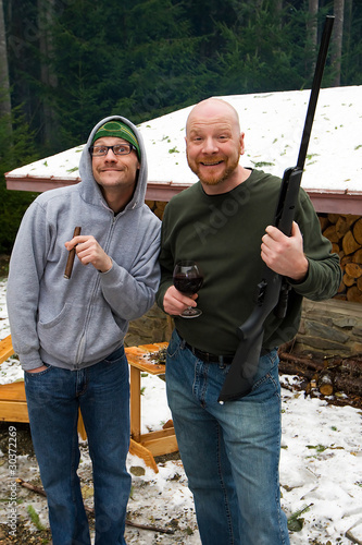 Photo: wine, cigars and guns wine, cigars and guns