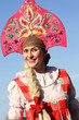 Smiling russian beauty