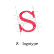 Logo design letter S # Vector Logo design letter S # Vector