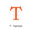 Logo design letter T # Vector Logo design letter T # Vector