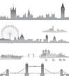 Very Detailed London Skyline Very Detailed London Skyline