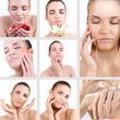 spa woman collage