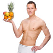 Man with fruits Man with fruits