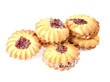 butter biscuits isolated on a white background butter biscuits isolated on a white background