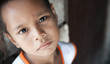 Filipino boy living in poverty
